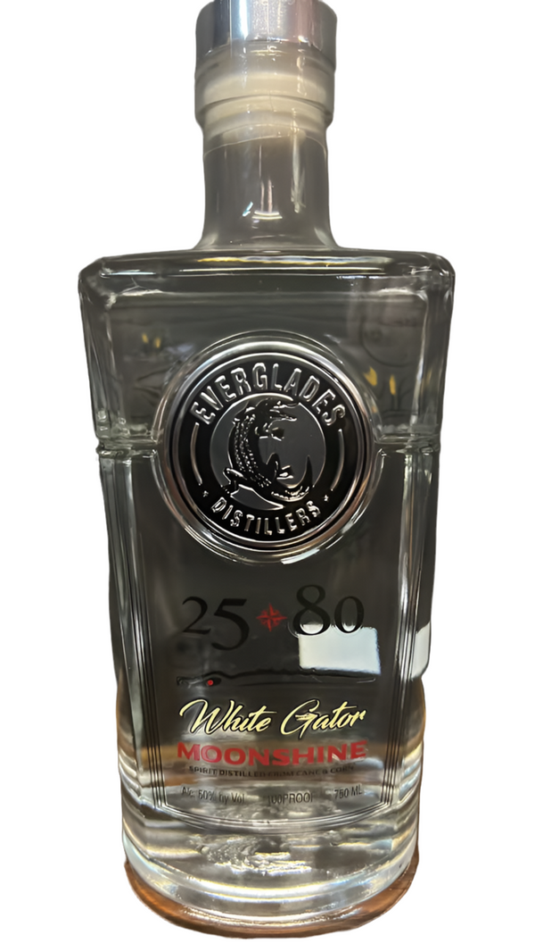 White Gator' Moonshine By Everglades Distillers