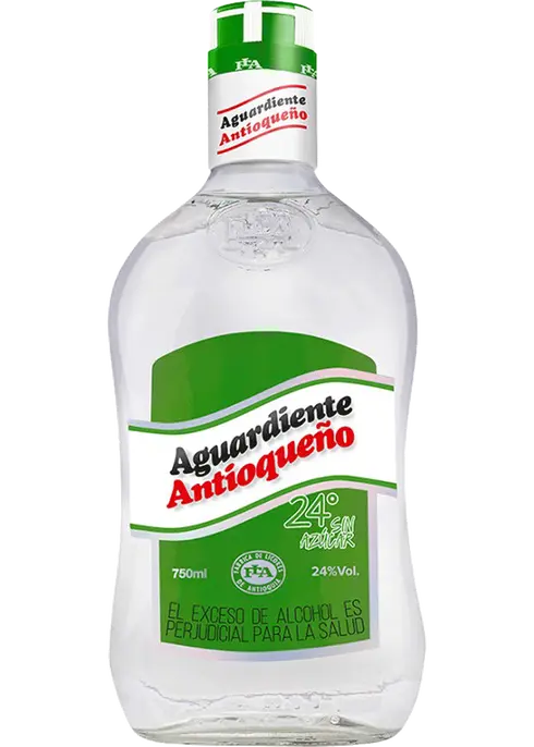 Aguardiente Antioqueno Verde Sin Azucar