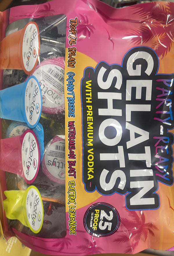 Gelatin Shots with Vodka
